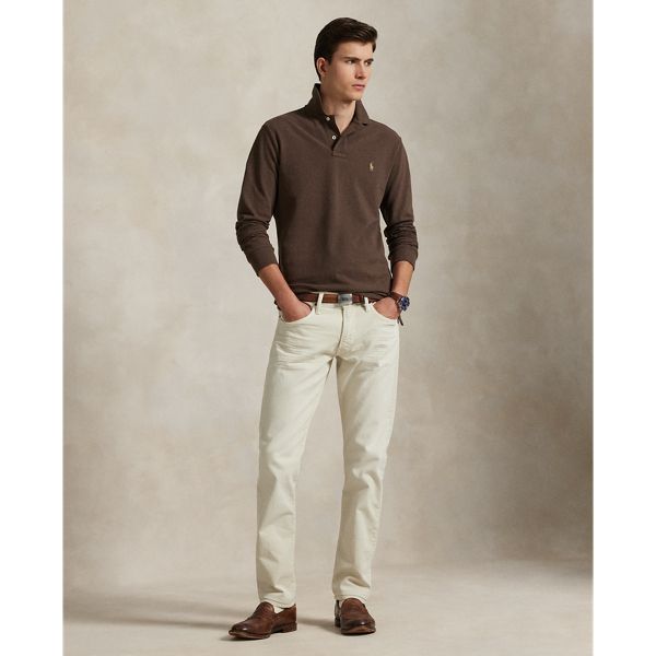 Custom Slim Fit Mesh Polo Shirt