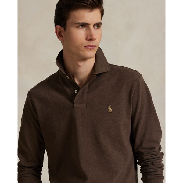 Custom Slim Fit Mesh Polo Shirt
