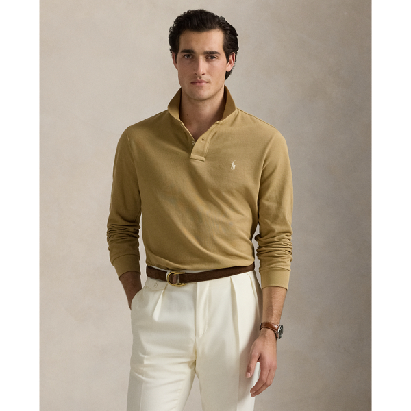 Ralph lauren long sleeve mesh polo hotsell