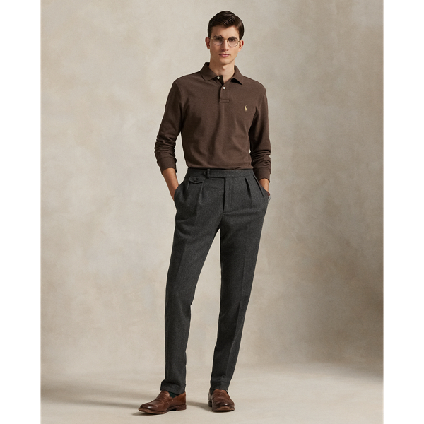 Mesh Long-Sleeve Polo Shirt - All Fits | Ralph Lauren