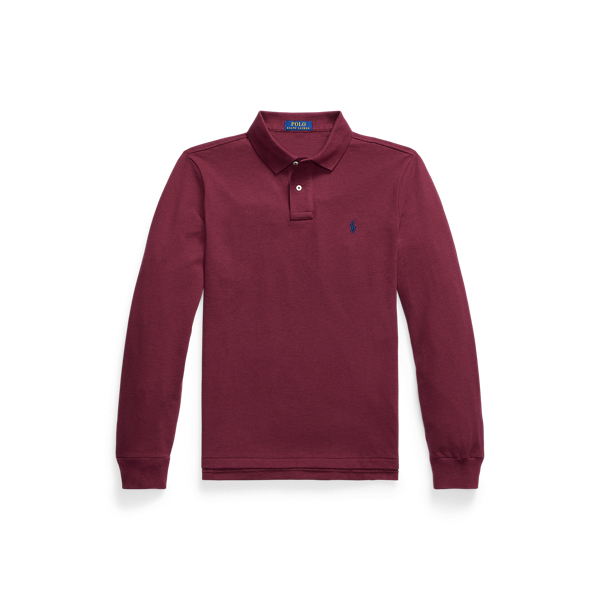 Custom Slim Fit Mesh Polo Shirt