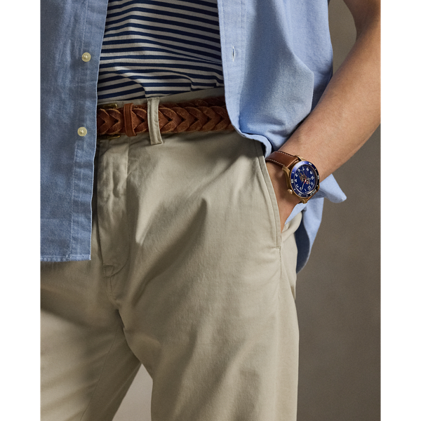 Classic Stone Bedford Stretch Classic Fit Chino Pant Polo Ralph Lauren 6