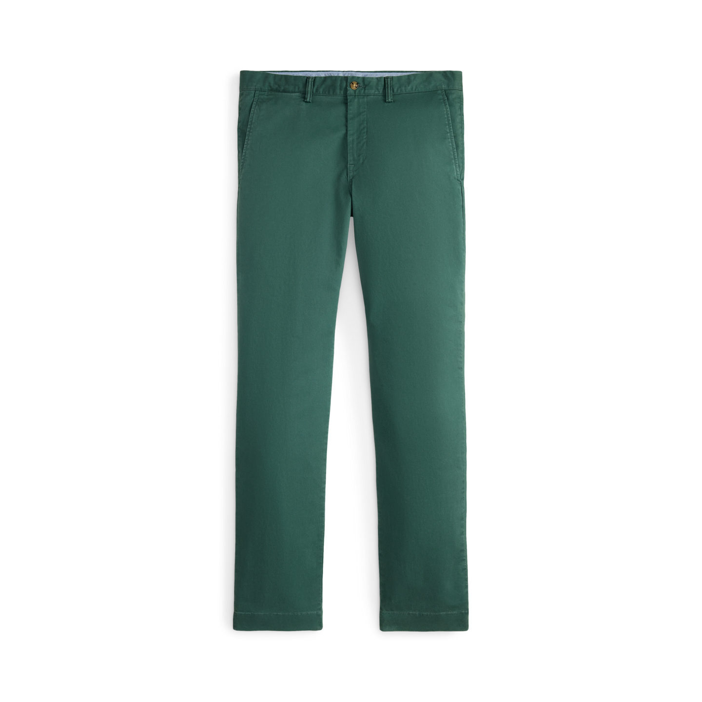 Мужские брюки Ralph Lauren Washed Stretch Chino – All Fits, цвет: Зелёный — фото 5