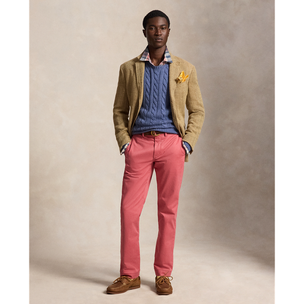 Pantaloni Bedford stretch Straight-Fit