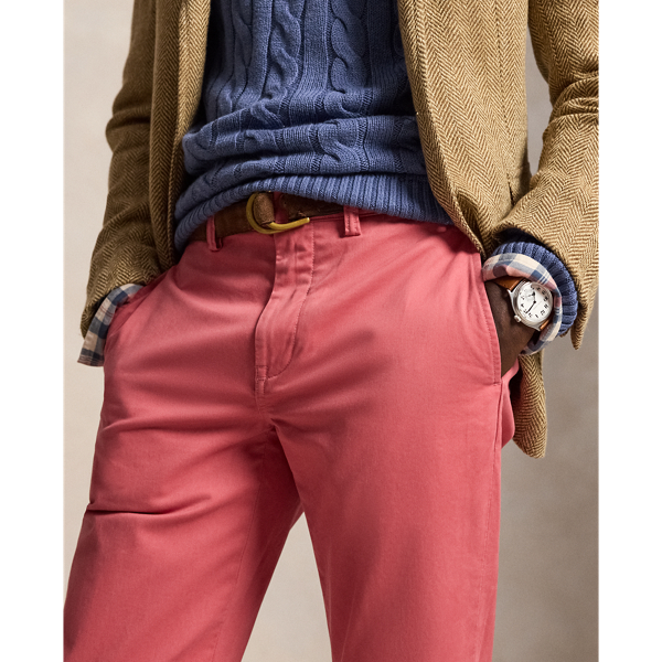 Pantaloni Bedford stretch Straight-Fit