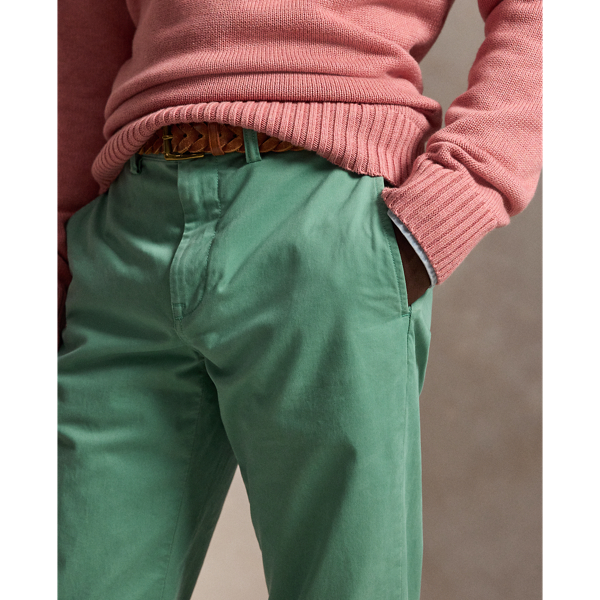 Bedford straight fit stretch chino broek Polo Ralph Lauren in Seafoam 6