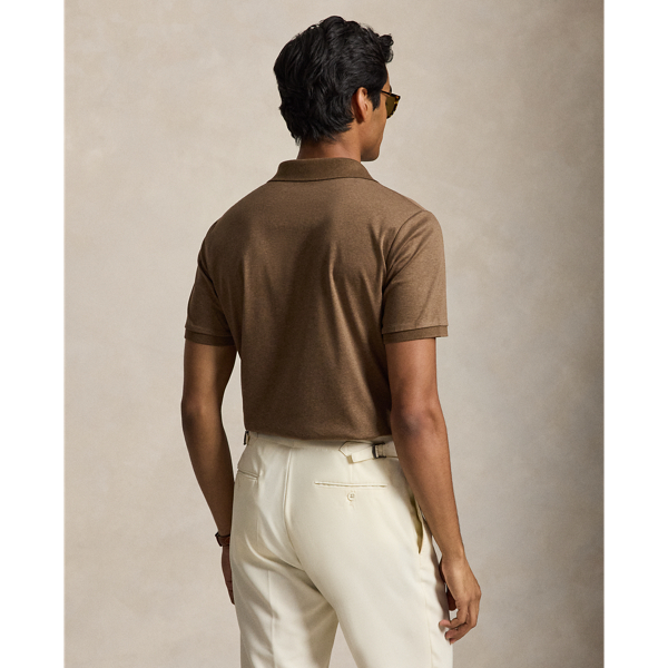 Cedar Heather Custom Slim Fit Soft Cotton Polo Shirt Polo Ralph Lauren 5