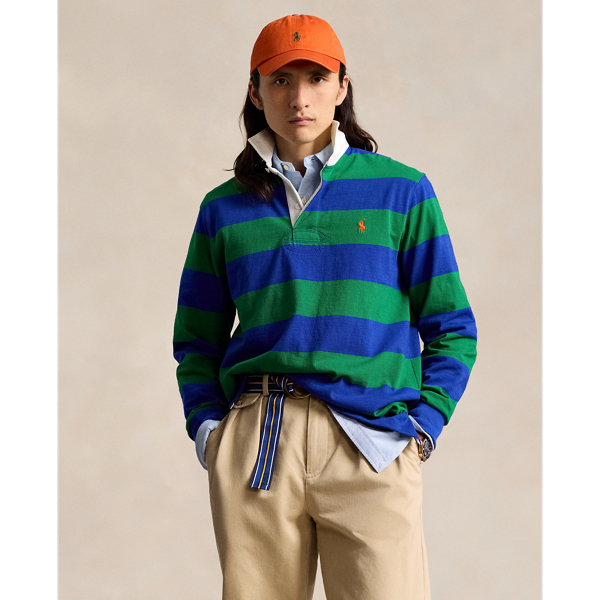 Green/Blue The Iconic Rugby Shirt Polo Ralph Lauren 1