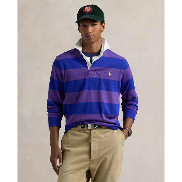 Purple Cactus/Blue The Iconic Rugby Shirt Polo Ralph Lauren 1