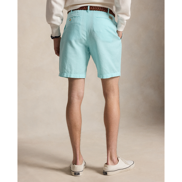 New Aqua 21.5 cm Classic Fit Linen-Cotton Shorts Polo Ralph Lauren 5