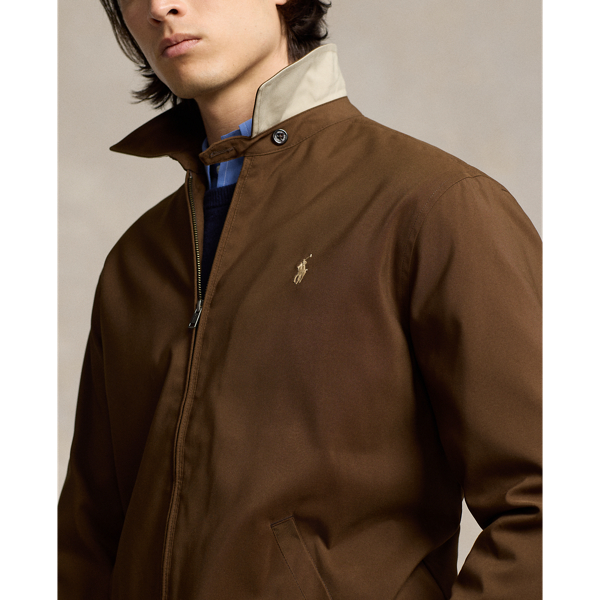 Cooper Brown Twill Bi-Swing Jacket Polo Ralph Lauren 6