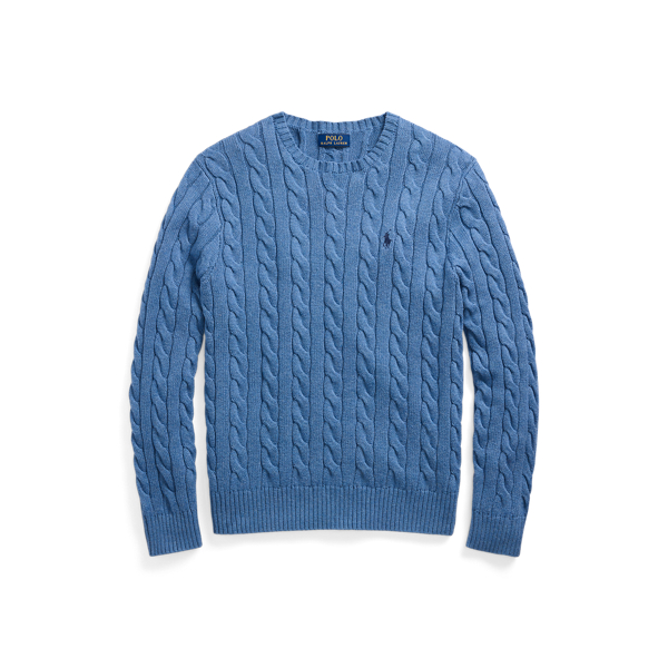 Mens ralph lauren cable knit jumper hotsell