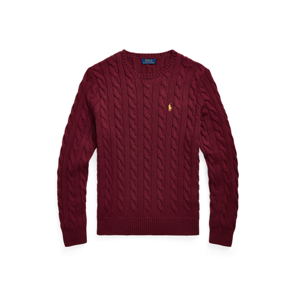 Kabelgebreide katoenen trui Polo Ralph Lauren in 1
