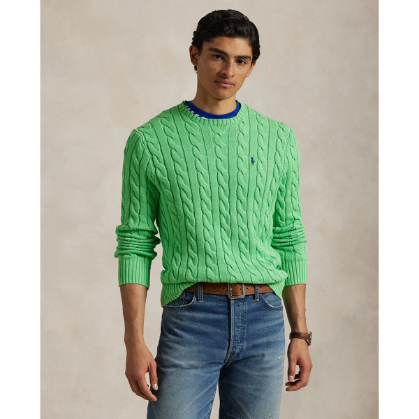 Pull en coton torsadé