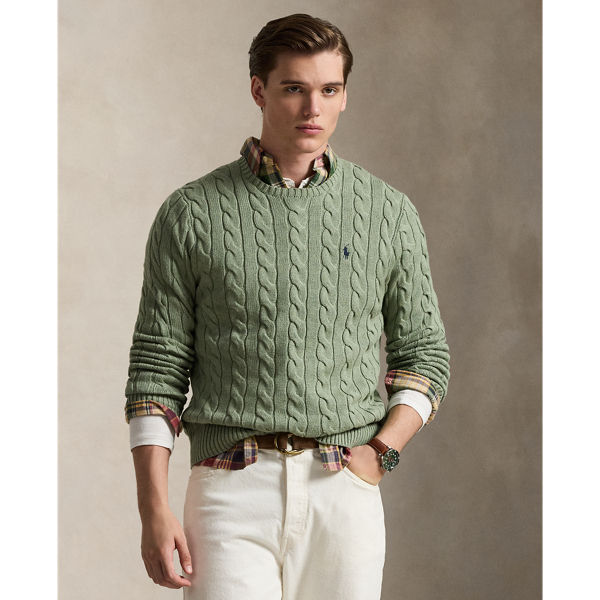 Pull en coton torsadé