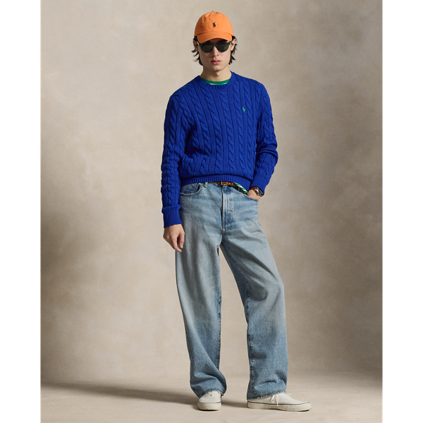 Pacific Royal Cable-Knit Cotton Sweater Polo Ralph Lauren 4