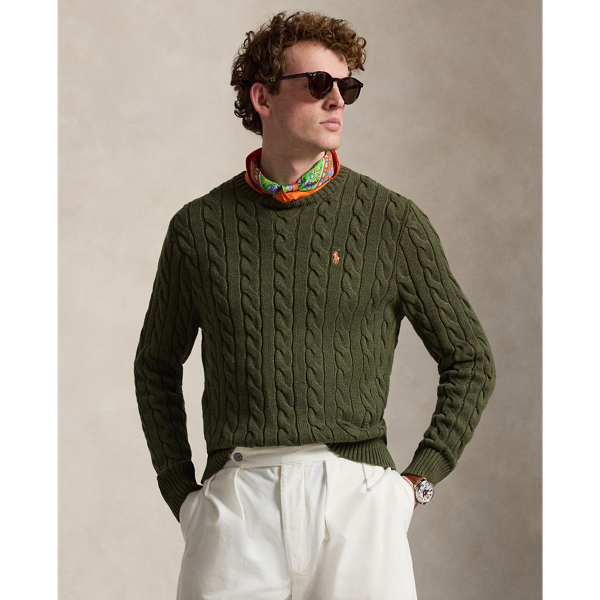 Cable-Knit Cotton Jumper