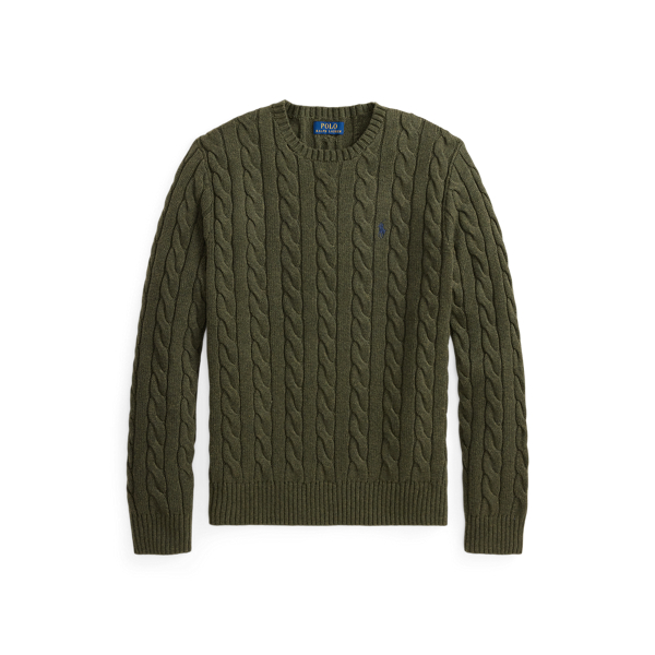 Cable-Knit Cotton Sweater
