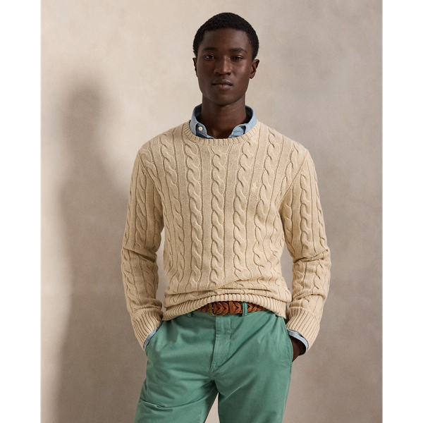 Cable-Knit Cotton Jumper