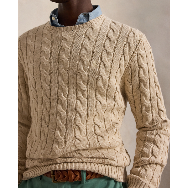 Cable-Knit Cotton Jumper