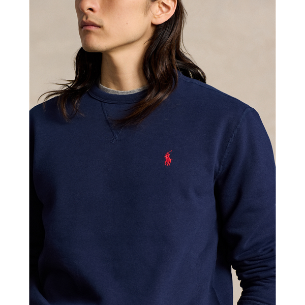 Le sweat RL en molleton Polo Ralph Lauren en Marine croisi&egrave;re 6