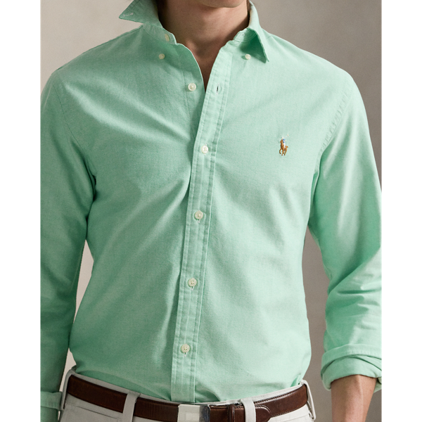 トップス Polo Ralph Lauren Oxford shirt Polo Ralph Lauren Slim Fit Garment-Dyed Oxford Shirt in