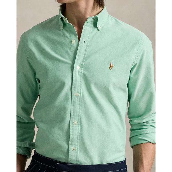 Slim-Fit Oxfordhemd Polo Ralph Lauren in Sommer-Smaragd 6