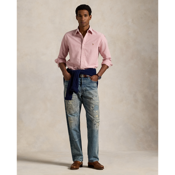 Custom-Fit Oxfordhemd Polo Ralph Lauren in Adirondack Berry 4