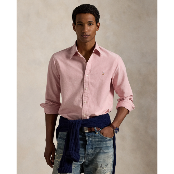 Custom-Fit Oxfordhemd Polo Ralph Lauren in Adirondack Berry 7