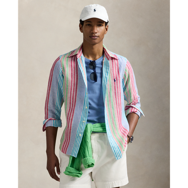 RL Prepster Classic Fit Linen Shirt