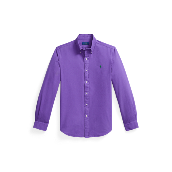 Camicia Oxford tinta Classic-Fit 