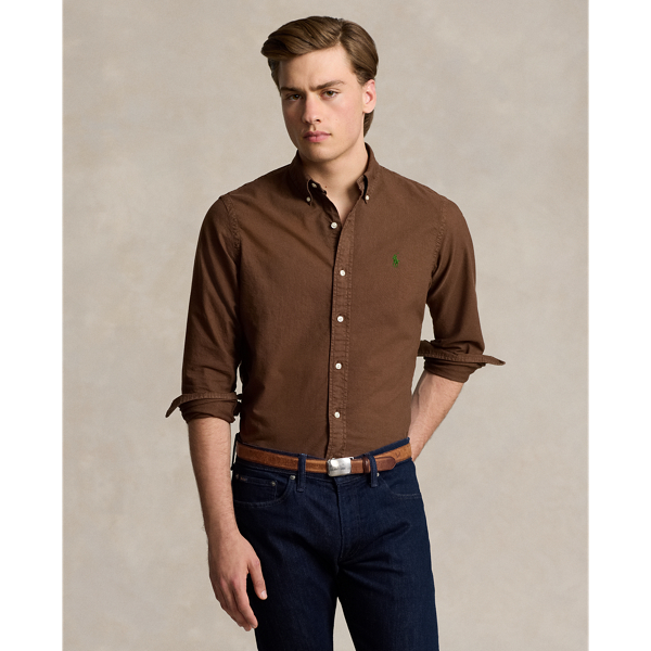 Classic Fit Garment-Dyed Oxford Shirt