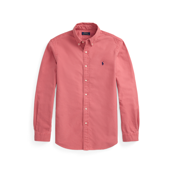 Classic Fit Garment-Dyed Oxford Shirt Polo Ralph Lauren 1