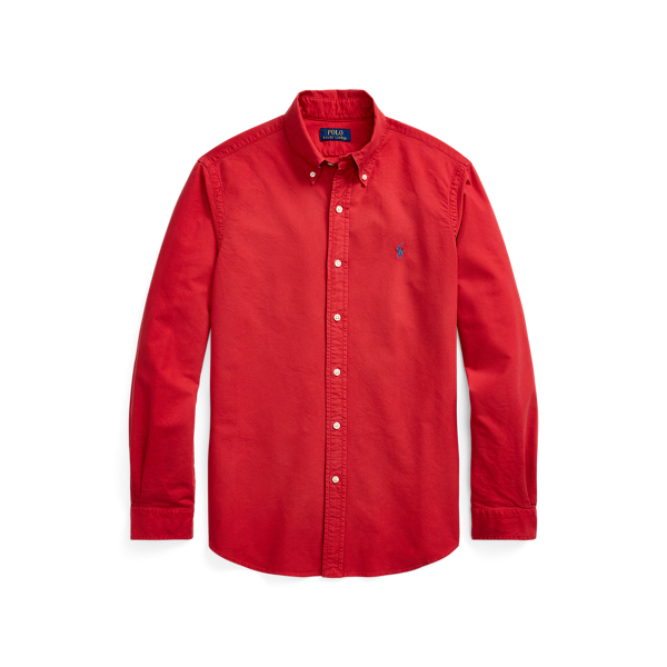 Classic Fit Garment-Dyed Oxford Shirt