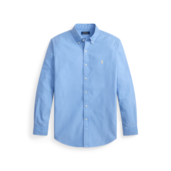 Bristol Blue Classic Fit Garment-Dyed Oxford Shirt Polo Ralph Lauren 2