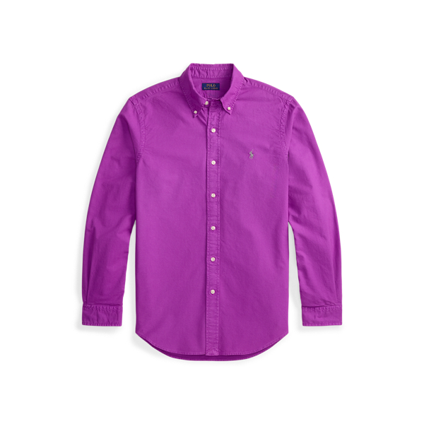Polo Ralph Lauren クラシック フィット ガーメントダイド オックスフォード シャツ パープル ドーン 2