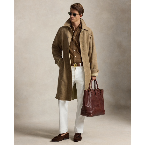 Chestnut Classic Fit Garment-Dyed Oxford Shirt Polo Ralph Lauren 4
