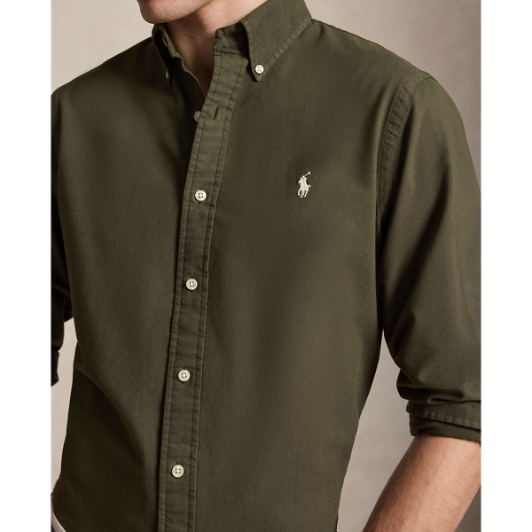 Polo Ralph Lauren クラシック フィット ガーメントダイド オックスフォード シャツ アルマジロ 5