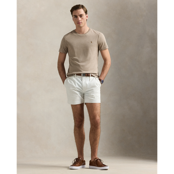 Weiches Custom-Slim-Fit T-Shirt Polo Ralph Lauren in Adirondack meliert 4