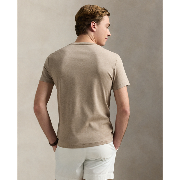 Weiches Custom-Slim-Fit T-Shirt Polo Ralph Lauren in Adirondack meliert 5