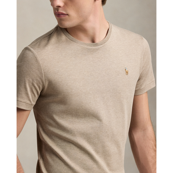 Weiches Custom-Slim-Fit T-Shirt Polo Ralph Lauren in Adirondack meliert 6