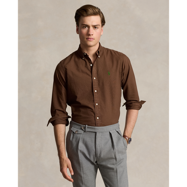 Brown ralph lauren polo shirt best sale