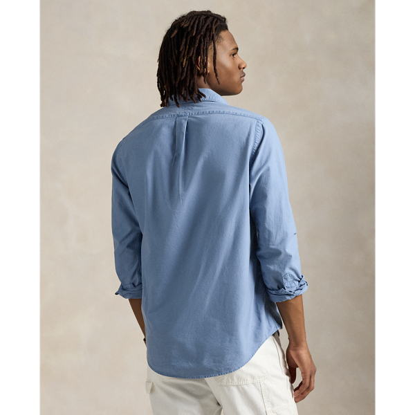 Slim Fit Garment-Dyed Oxford Shirt