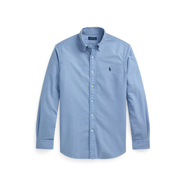 Slim Fit Garment-Dyed Oxford Shirt