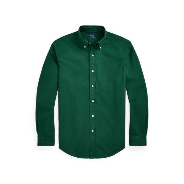 Chemise Oxford Slim Fit teinte en pi&egrave;ce Polo Ralph Lauren en 1