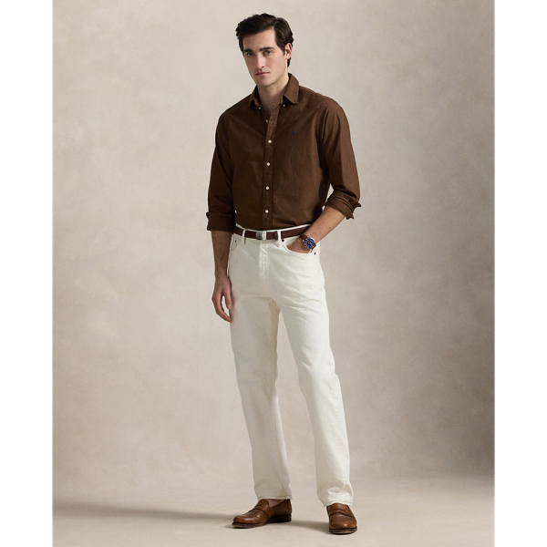 Slim Fit Garment-Dyed Oxford Shirt
