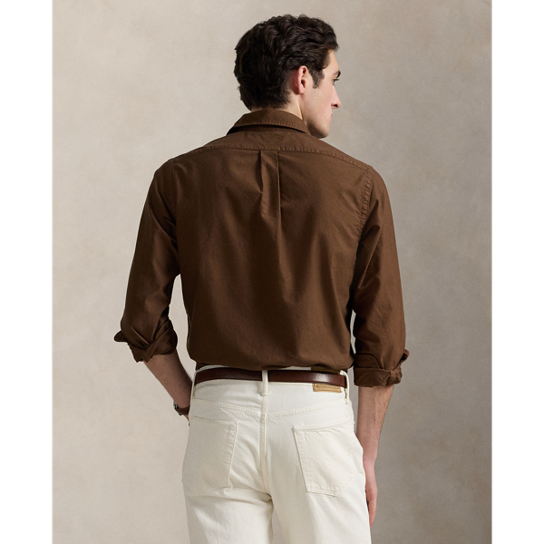 Slim Fit Garment-Dyed Oxford Shirt
