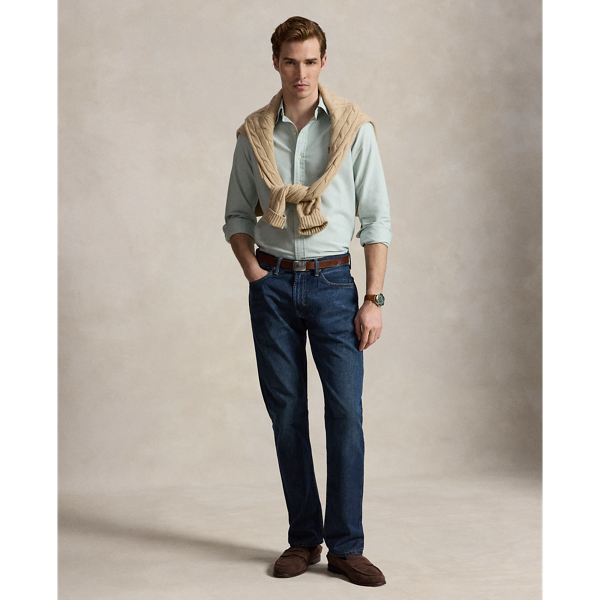 La chemise Oxford iconique Polo Ralph Lauren en Menthe mystique 4