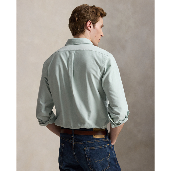 La chemise Oxford iconique Polo Ralph Lauren en Menthe mystique 5