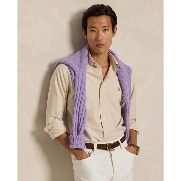 Camel/White The Iconic Oxford Shirt Polo Ralph Lauren 1